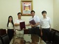 Lãnh đạo Nhà trường ký kết hợp tác với Viện Quốc tế đông Nhật Bản