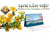 Lịch làm việc và hướng dẫn các nội dung có liên quan đến sính viên