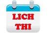 Lịch thi kết thúc học kỳ 2 năm 2013 - 2014 khóa 45