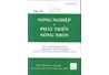 Thông báo V/v Viết bài đăng tạp chí NN&PTNT
