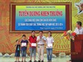 Tuyên dương khen thưởng các cháu học sinh con CBVC có thành tích xuất sắc trong học tập