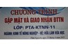 Chương trình gặp mặt và giao nhận đề tài tốt nghiệp lớp PTA_KTNN_11