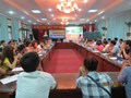 Đoàn cán bộ Học viện Quản lý giáo dục đến thăm và làm việc tại Đại học Nông Lâm