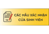 Các loại mẫu đơn xác nhận của sinh viên