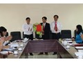 Công bố quyết định bổ nhiệm chức vụ Giám đốc Trung tâm nghiên cứu địa tin học