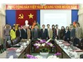 Phân hiệu Đại học Thái Nguyên tại Lào Cai thăm và làm việc tại trường