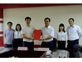 Taiwan Food Technology Company worked with Thai Nguyen University of Agriculture and Forestry and interviewed students for the internship program in Taiwan in 2018