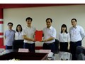 Đối tác Đài Loan sang làm việc với Nhà trường và phỏng vấn sinh viên tham gia chương trình thực tập nghề tại Đài Loan năm 2018