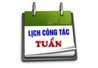 Lịch công tác tuần 42 năm 2017 (09/10 - 15/10/2017)