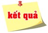 Kết quả xét công nhận đạt tiêu chuẩn chức danh giáo sư, phó giáo sư