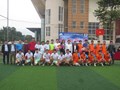 BCH Đoàn trường Đại học Nông Lâm tổ chức buổi làm việc và giao hữu bóng đá với tập Đoàn Đức Hạnh BMG