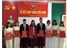 Chi bộ khoa Quản lý Tài nguyên tổ chức kết nạp đảng viên mới