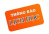 Lịch học kỳ 4 lớp HNB-BTT47
