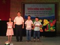 Tuyên dương khen thưởng các cháu học sinh con CBVC có thành tích xuất sắc trong học tập