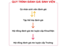Quyết định về việc ban hành quy định đánh giá kết quả rèn luyện cho sinh viên trường ĐHNL hệ chính quy