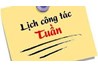 Lịch công tác Đoàn TN tuần 46 năm 2018 (12/11 - 18/11/2018)