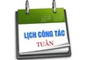 Lịch công tác tuần 19 (từ 07/5 đến 13/5/2018), Khoa KHCB