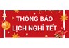 Thông báo nghỉ Tết Kỷ Hợi 2019 và sơ kết học kỳ I năm học 2018-2019 cho sinh viên hệ chính quy