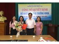 Công bố quyết định bổ nhiệm cán bộ 