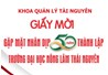 Hội khoa Quản lý Tài nguyên - Ngày trở về