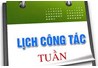 LỊCH CÔNG TÁC TUẦN ĐOÀN TN TRƯỜNG ĐẠI HỌC NÔNG LÂM THÁI NGUYÊN Tuần 4 năm 2019 (21/01 - 27/01/2019)