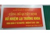 Lễ Công bố Quyết định bổ nhiệm Trưởng khoa Quản lý Tài nguyên nhiệm kì 2019-2024