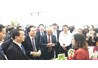 Lãnh đạo Nhà nước và Bộ GD&ĐT thăm quan sản phẩm khoa CNSH - CNTP tại triển lãm KH&CN
