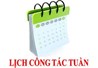 LỊCH CÔNG TÁC TUẦN 28  (13/07 - 19/07/2020)