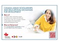 Canada-ASEAN Scholarships and Educational Exchanges for Development (SEED) – for students