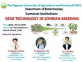 Seminar on Gene Technology in Soybean Breeding at TUAF