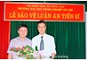 &#091;Tin tức&#093; Bảo vệ thành công luận án tiến sỹ ngành QLĐĐ - Lê Văn Thơ