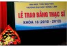 Danh sách cấp bằng Thạc sĩ - ĐHNL năm 2010 - 2011